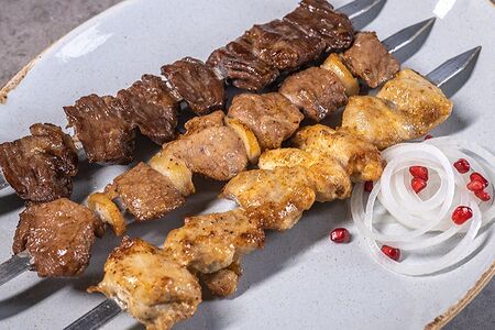 Шашлык из филе куриного бедра