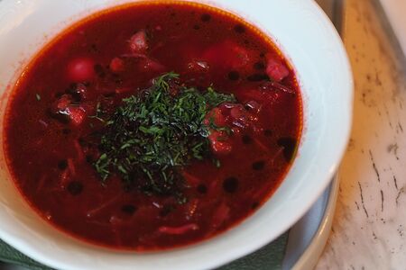 Борщ с телятиной