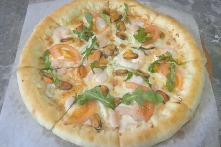 Пицца с морепродуктами