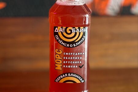 Морс клюква собственного приготовления