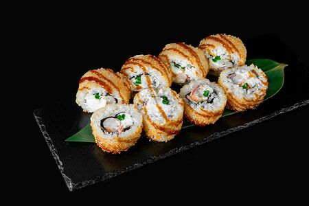 Бекон-креветка темпура