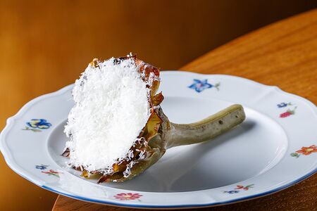 Артишок с кремом из пармезана