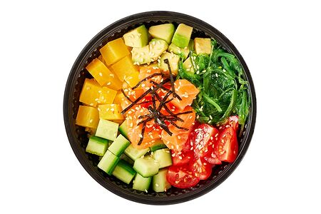 Поке с лососем