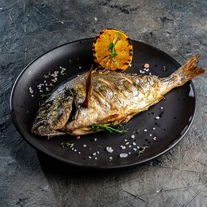 Дорадо на гриле