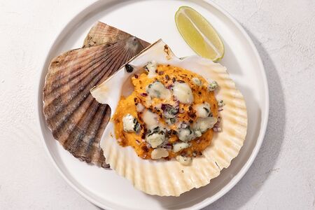Гребешок с трюфелем