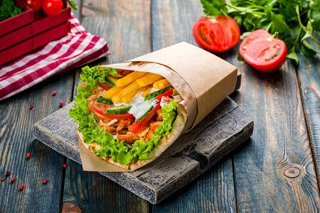 Гирос с курицей