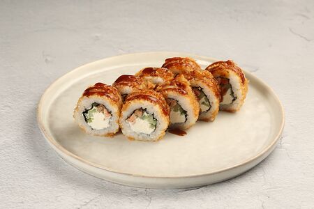 Жареный лосось