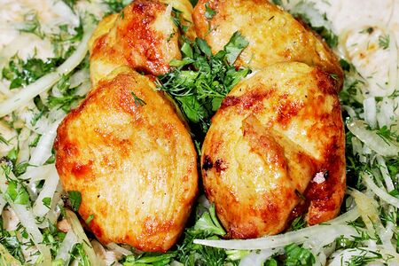 Шашлык из куриного филе