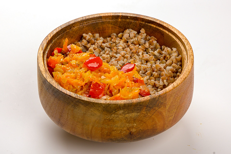 Каша гречневая с овощами