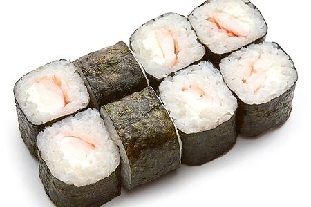 Маки с креветкой и сыром