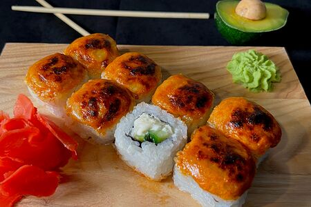 Запеченный с крабом