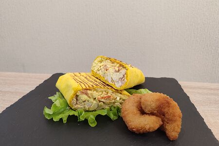 Морская с креветками темпура