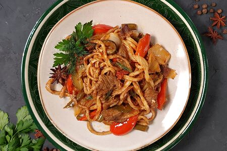 Лагман жареный