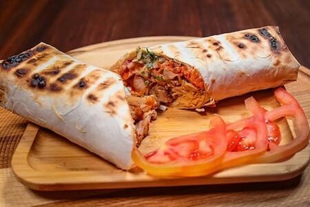 Двойная шаурма с говядиной