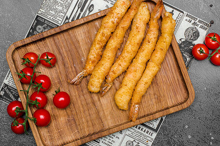 Креветки в кляре