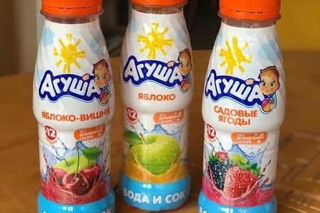Агуша вода с соком