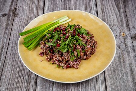 Лобио красное с орехами