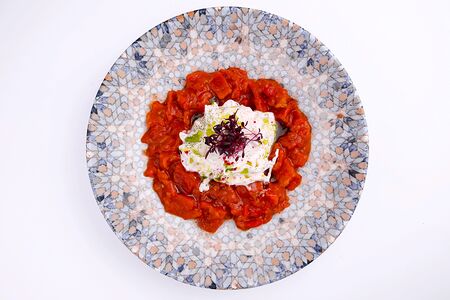 Лечо и страчателла