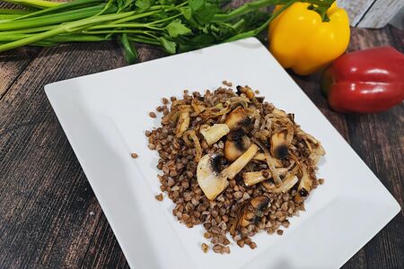 Гречка с грибами