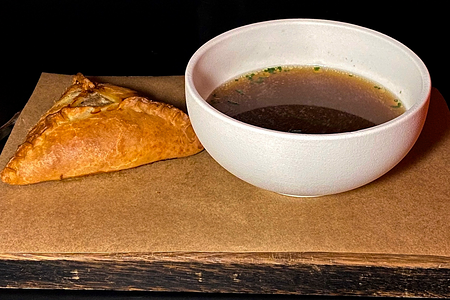 Татарский треугольник с бульоном