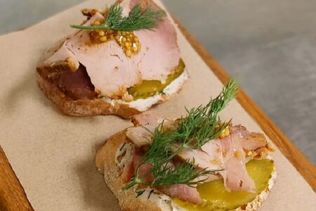 Бутерброды с бужениной