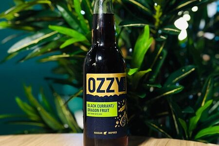 Лимонад Ozzy Frozzy Export Чёрная смородина и Драгонфрут