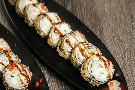 Натсу с лососем