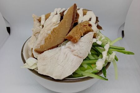 Салат с грибами