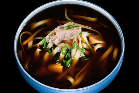 Рамен с лососем