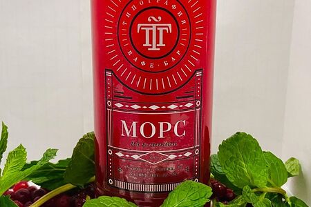 Морс клюквенный собственного приготовления
