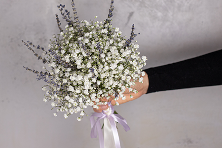 Свадебный букет Лавандовый