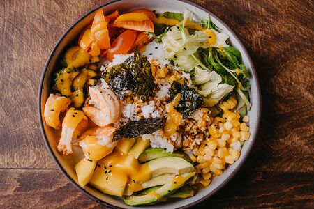 Поке с креветками