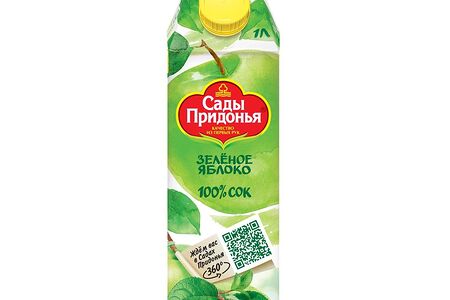 Сок Сады придонья Зеленое яблоко