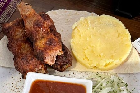 Люля-кебаб курица с сыром