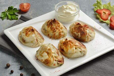 Манты жареные