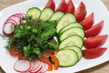 Овощная тарелка