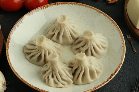 Хинкали с сыром сулугуни