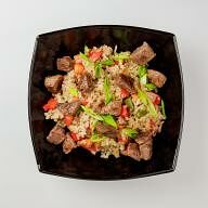 Рис с говяжьей вырезкой