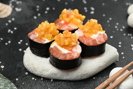 Сашими ролл креветка лосось