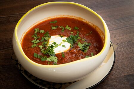 Суп томатный с бараниной