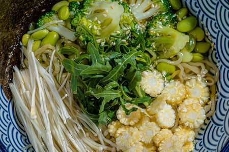 Овощной рамен