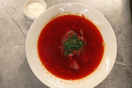 Борщ с говядиной