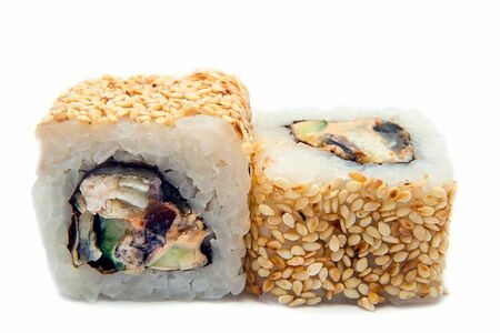 Ролл Острый угорь с огурцом