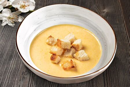 Суп Сырный с крутонами