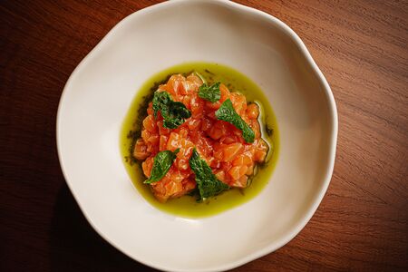 Тартар из лосося