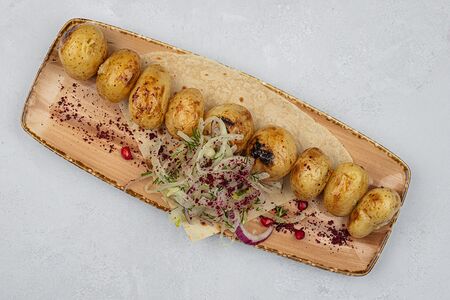 Шашлык из молодой картошки Бэйби