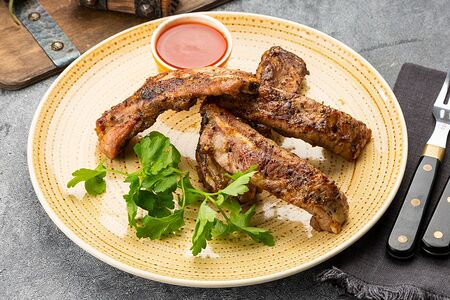 Свиные ребра гриль