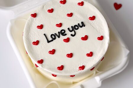 Бенто-торт на день рождения или годовщину Love you