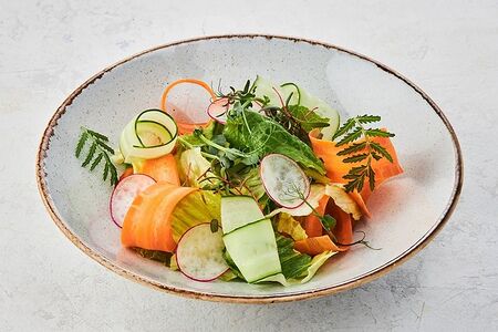 Микс-салат из свежих овощей