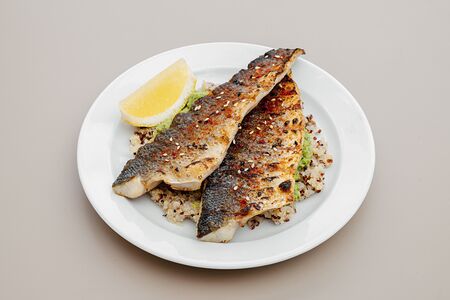 Сибас на гриле